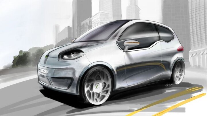Valmet Automotive toont elektrische stadsauto