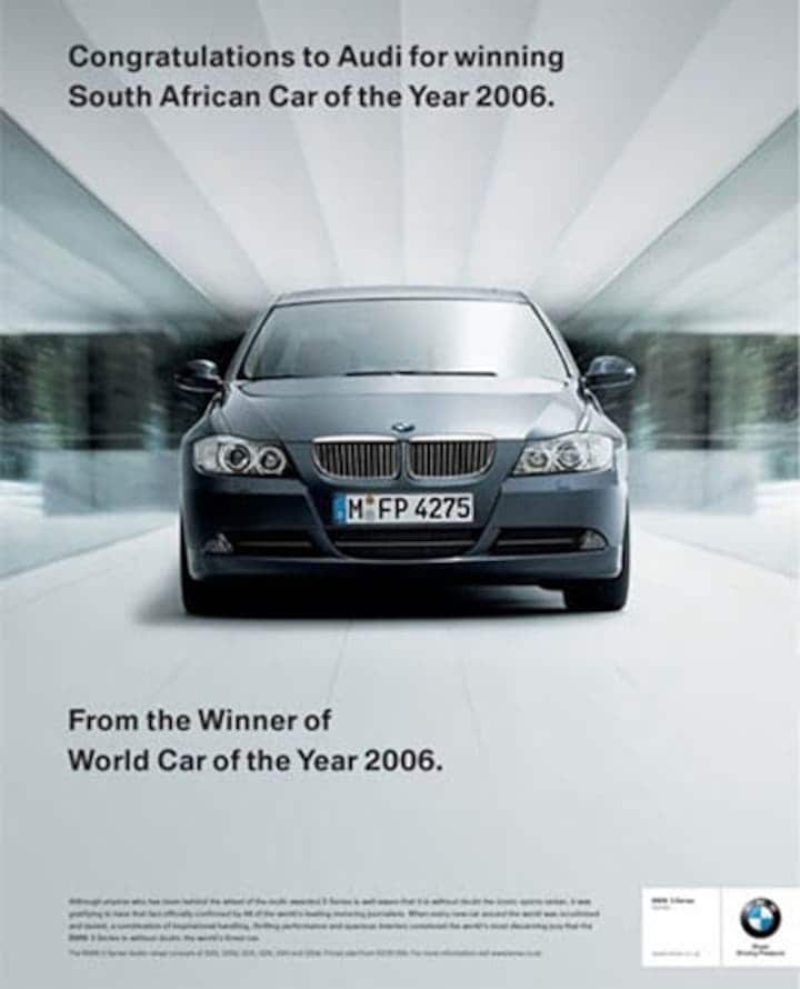 BMW anti Audi reclame