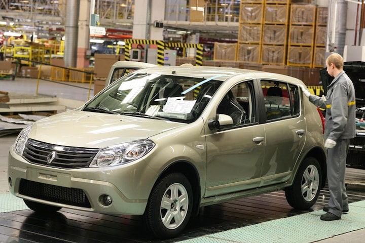 Dacia Sandero in productie in Rusland