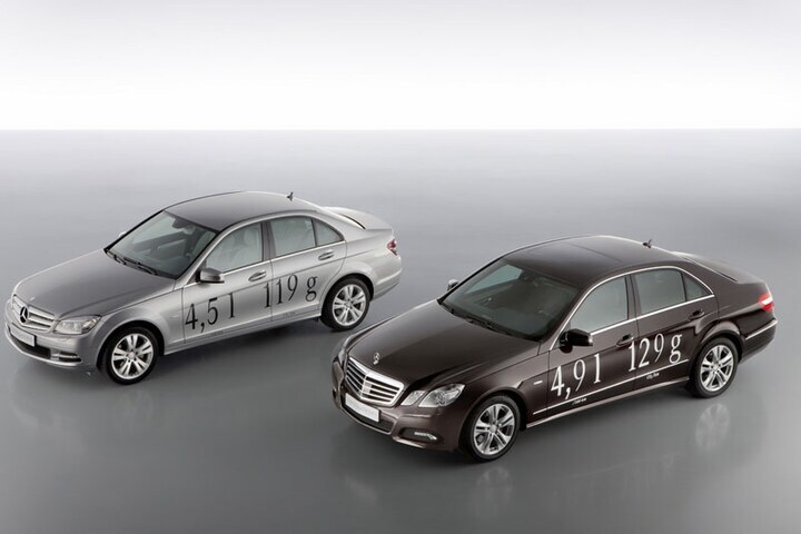 Mercedes C 220 CDI en E 250 CDI zuiniger