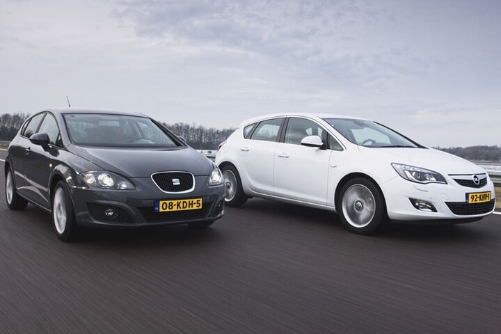 Opel Astra 1.6 Turbo-Seat Leon 1.8 TSI