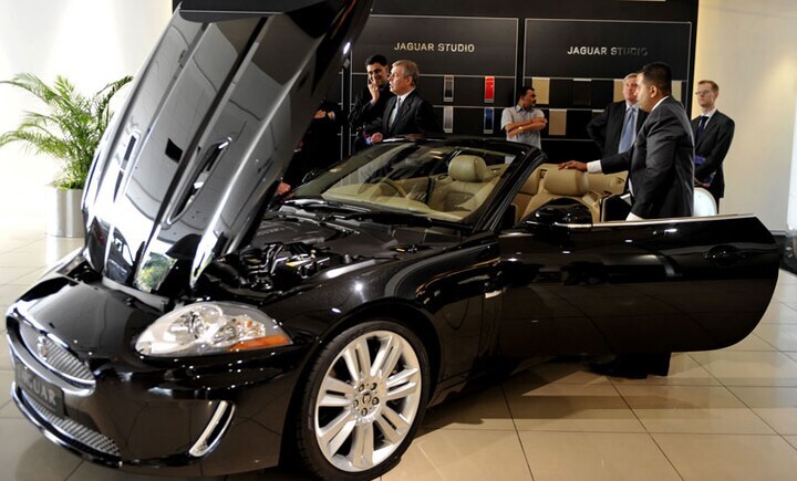 Jaguar-showroom in Mumbai | Foto: ANP/AFP