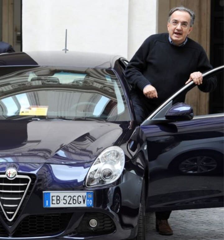 Sergio Marchionne rijdt Alfa Giulietta | Foto: ANP