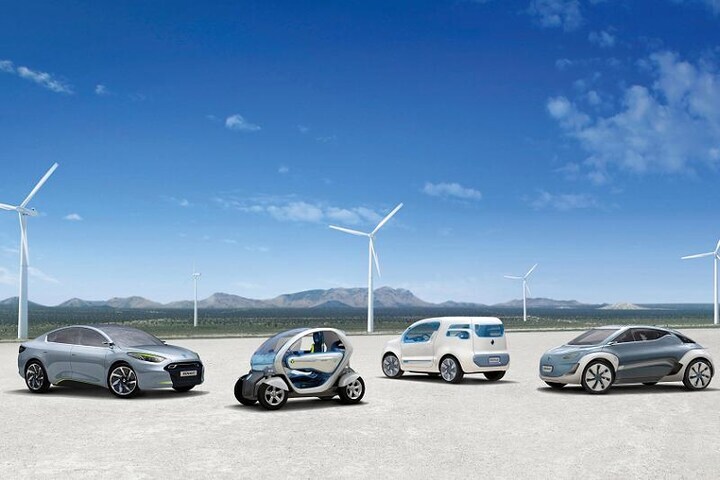 Twizy Z.E., Be Bop Z.E. , Zoe Z.E. , Fluence Z.E.
