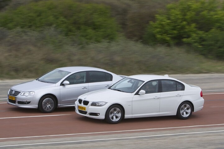 Volkswagen Passat Bluemotion-BMW 320d Efficient Dy