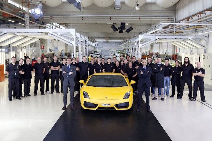 10.000ste Lamborghini Gallardo