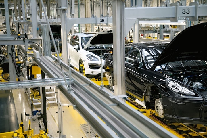 Porsche Cayenne-productie in Leipzig