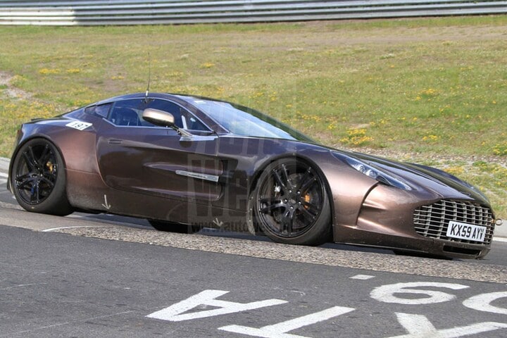Aston Martin One-77 op de Nordschleife