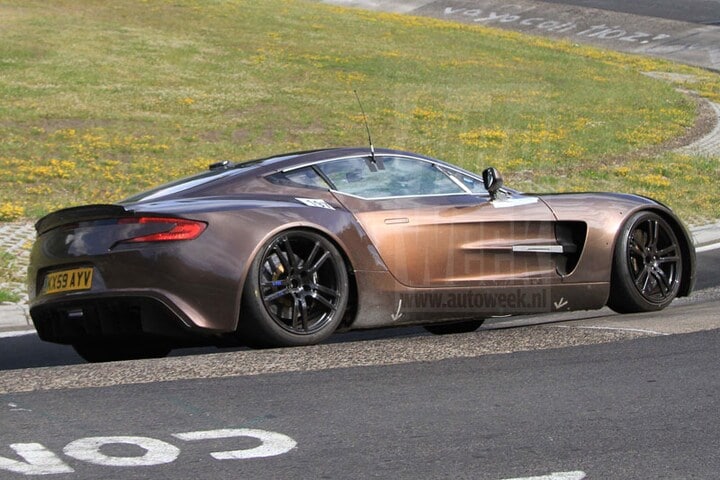 Aston Martin One-77 op de Nordschleife