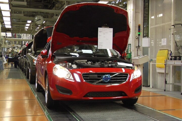 Volvo V60-productie Torslanda
