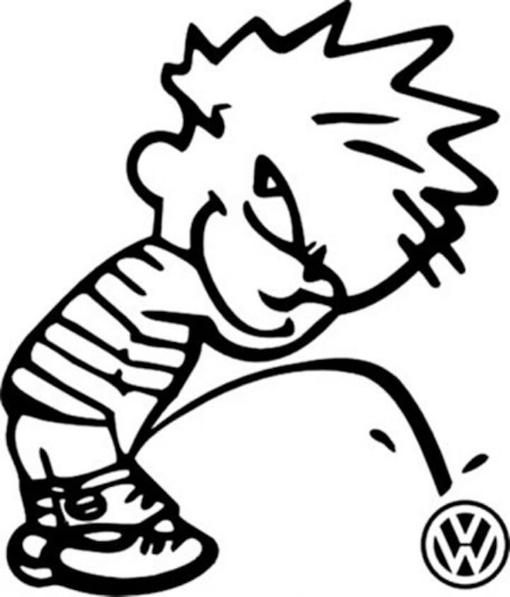 Sticker VW-haters