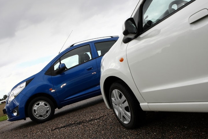 Chevrolet Spart 1.0 LS BiFuel-Nissan Pixo 1.0 Acen