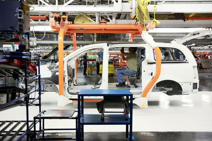 Chrysler Grand Voyager-productie | Foto: ANP/AFP