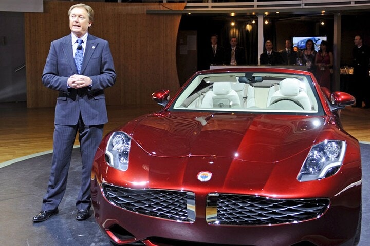 Henrik Fisker op de Autoshow in Detroit | Foto: AN
