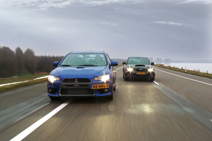 Subaru WRX STi vs Mitsubishi Lancer Evolution X