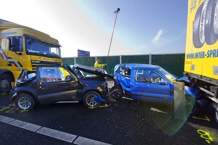 Aanrijding vrachtwagen