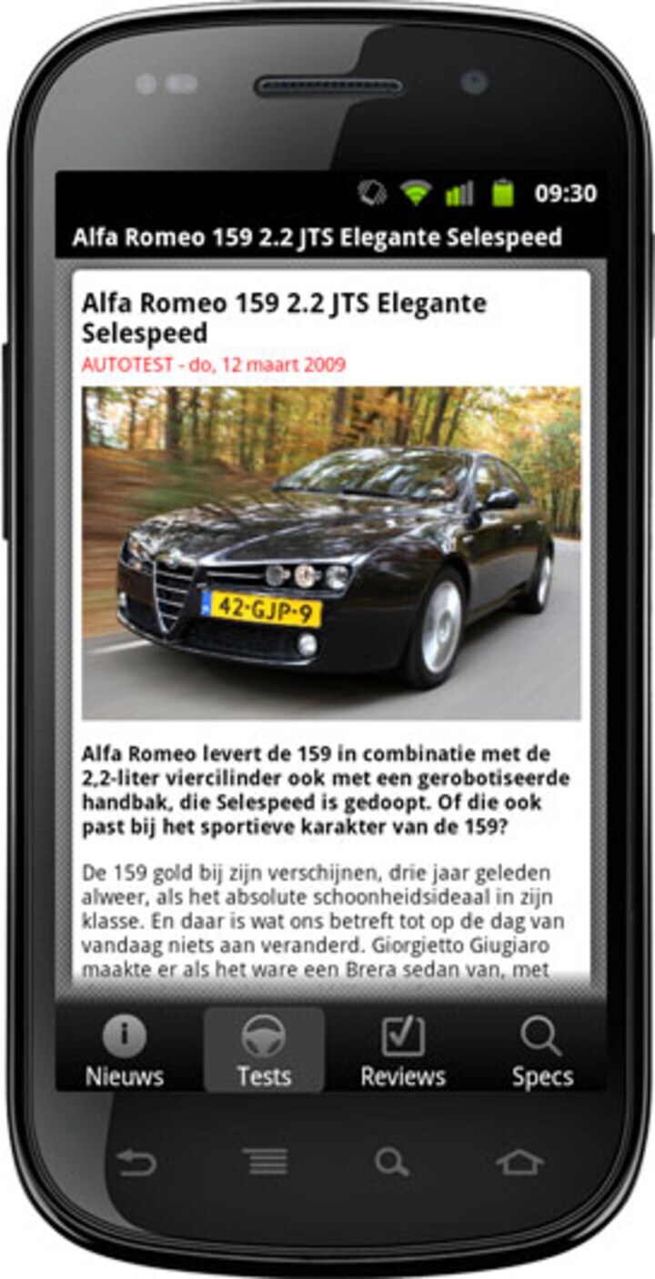 AutoWeek Android app