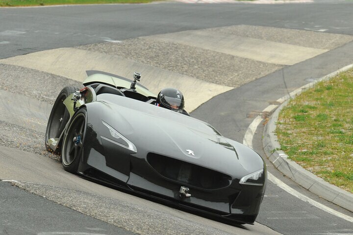 Peugeot EX1 op de Nordschleife