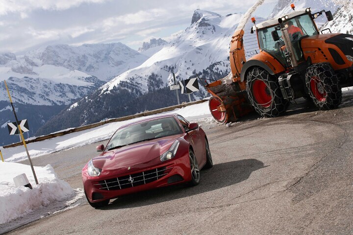 Ferrari FF in de Dolemieten