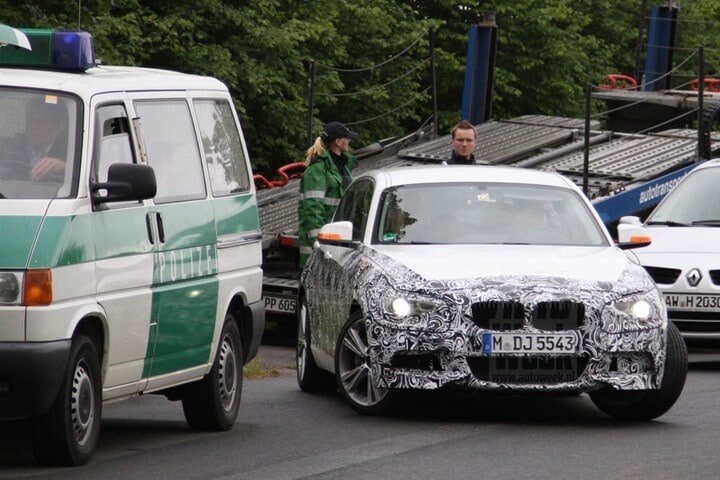 BMW 135i spyshots