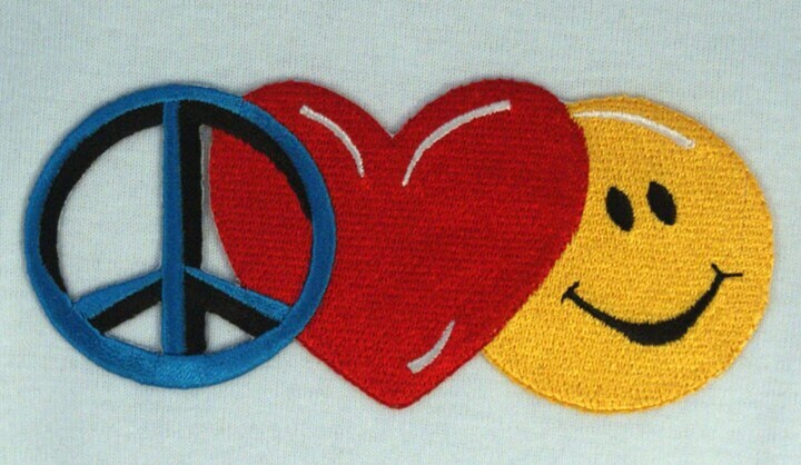 Peace, love, happiness