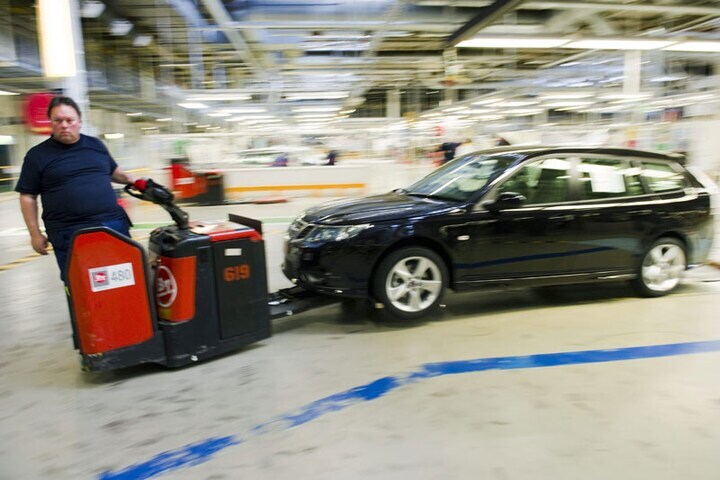 Saab-productie in Trollhättan | Foto: ANP/EPA