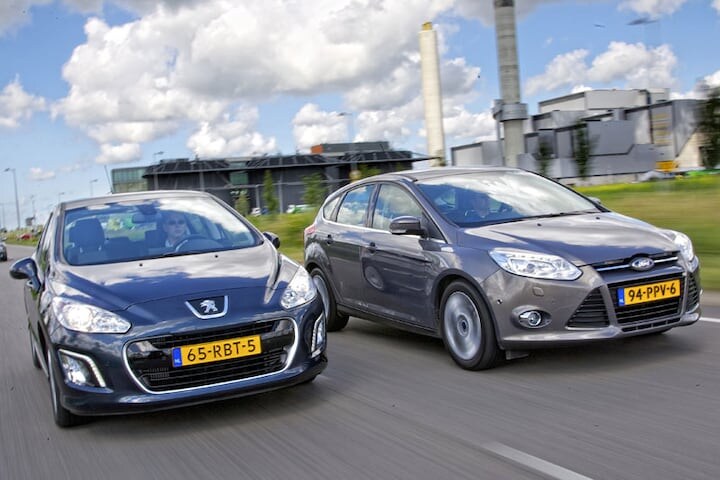 Ford Focus 1.6 TDCi 115pk Titanium/ Peugeot 308 Ac