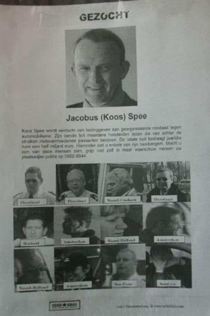 Koos Spee gezocht