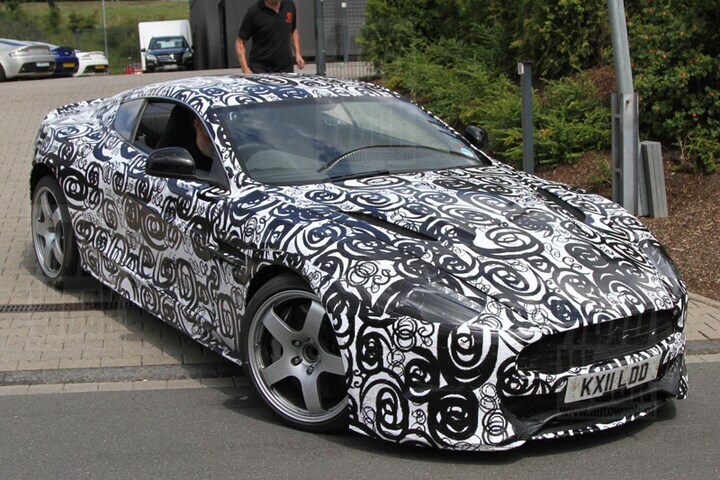 Aston Martin DB9 mule