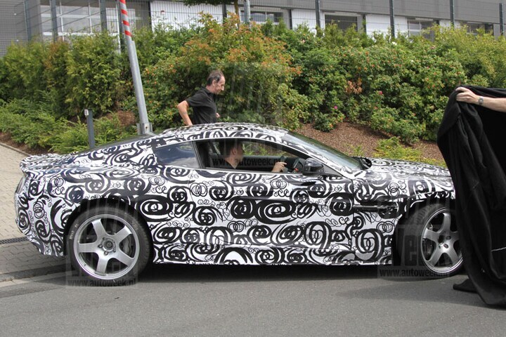 Aston Martin DB9 mule