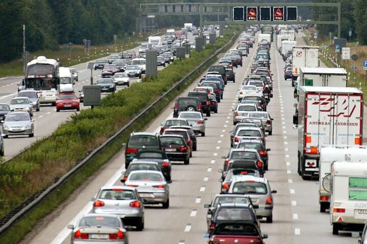 A8 tussen München en het Oostenrijkse Salzburg (AN