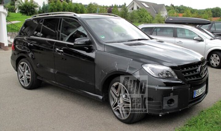 ML63 AMG spyshots