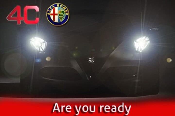 Alfa Romeo 4C teaser