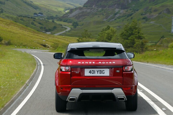 Range Rover Evoque Coupé in Wales