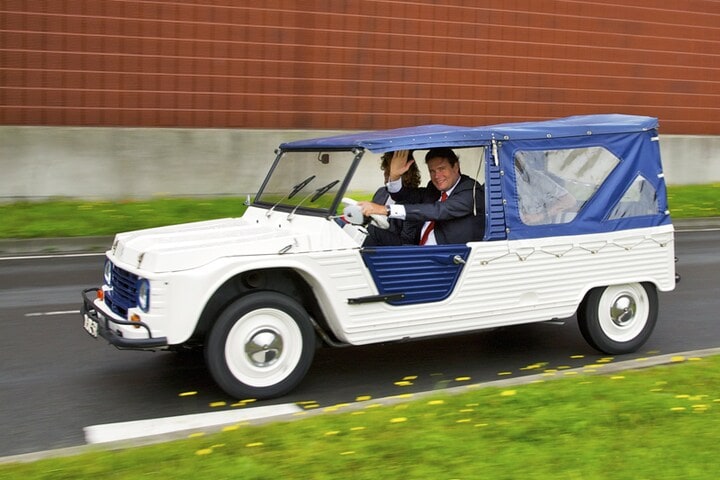 Frans Weekers rijdt Citroën Méhari