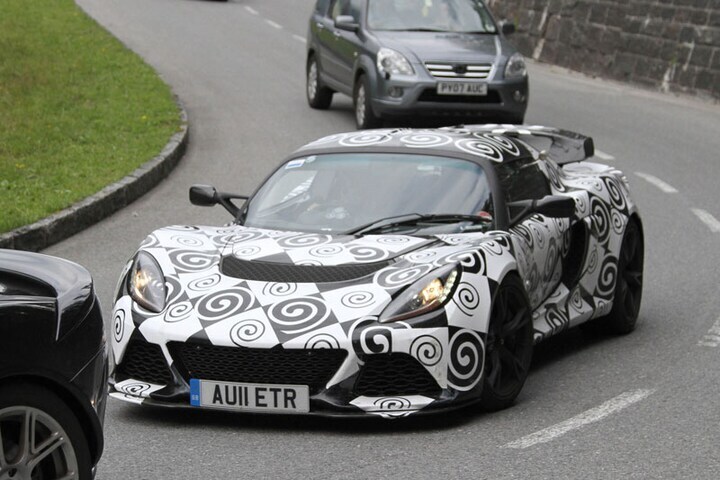 Lotus Exige V6 spyshots