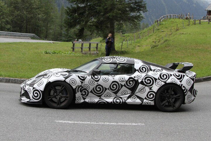 Lotus Exige V6 spyshots