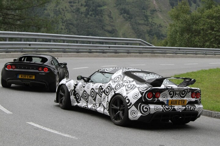 Lotus Exige V6 spyshots
