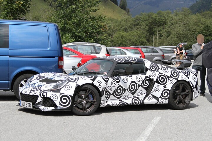 Lotus Exige V6 spyshots