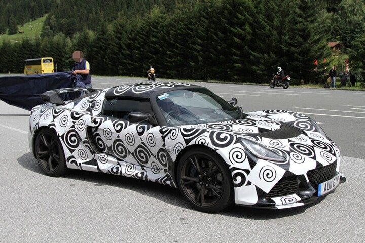 Lotus Exige V6 spyshots