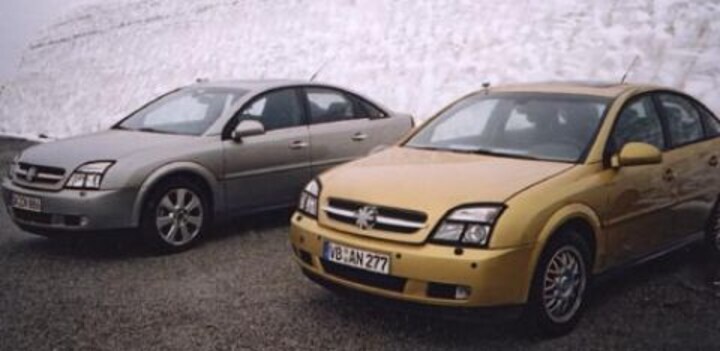 Opel Vectra betrapt