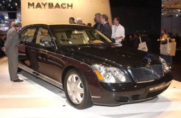 Maybach met bijzonder dak