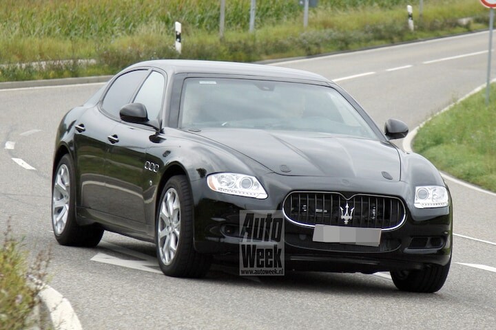 Maserati Quattroporte spyshots
