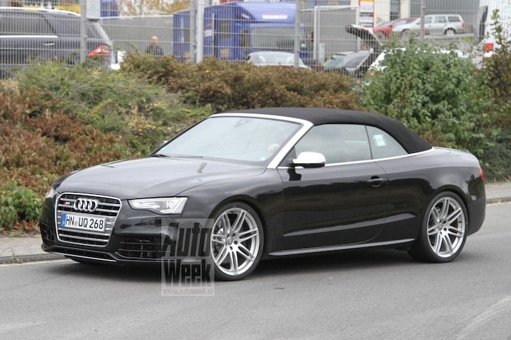 Audi RS5 Cabrio spyshots