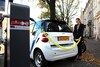 Smart EV van Car2go in Amsterdam
