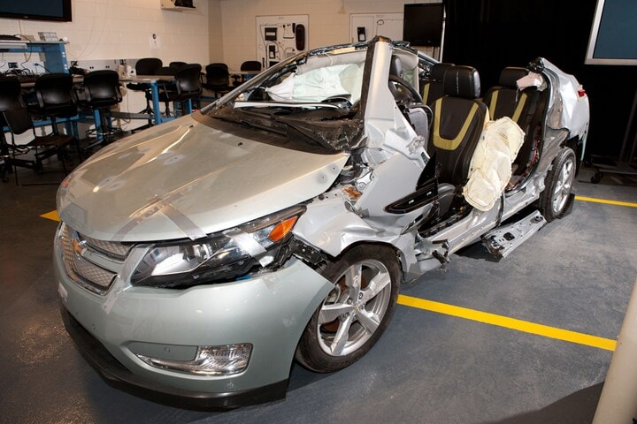 Botsproeven met de Chevrolet Volt
