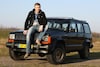 Michiel bij Jeep Cherokee