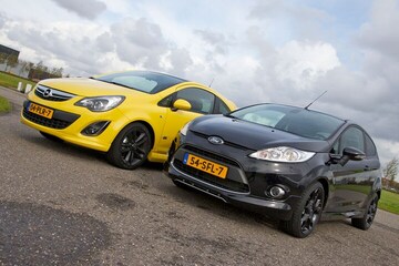 Dubbeltest Ford Fiesta Metal - Opel Corsa 1.6 Turb