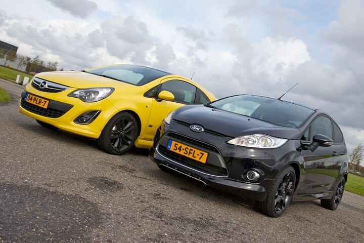 Dubbeltest Ford Fiesta Metal - Opel Corsa 1.6 Turb