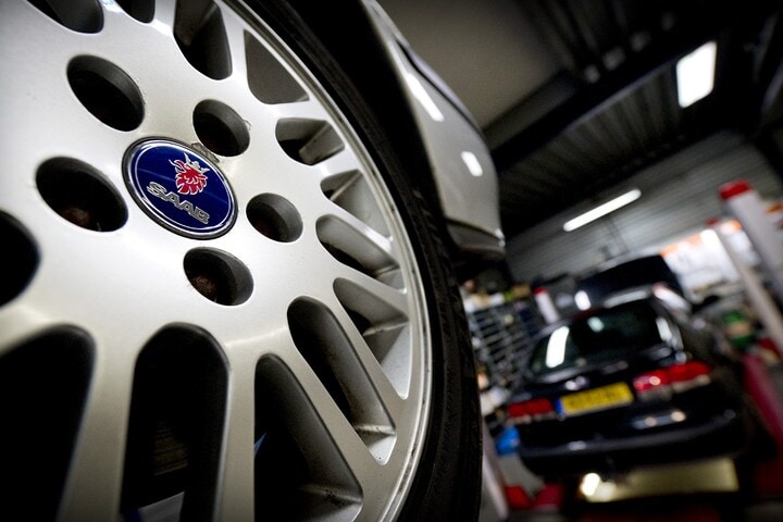 Saab-garage in Hoofddorp | Foto: ANP